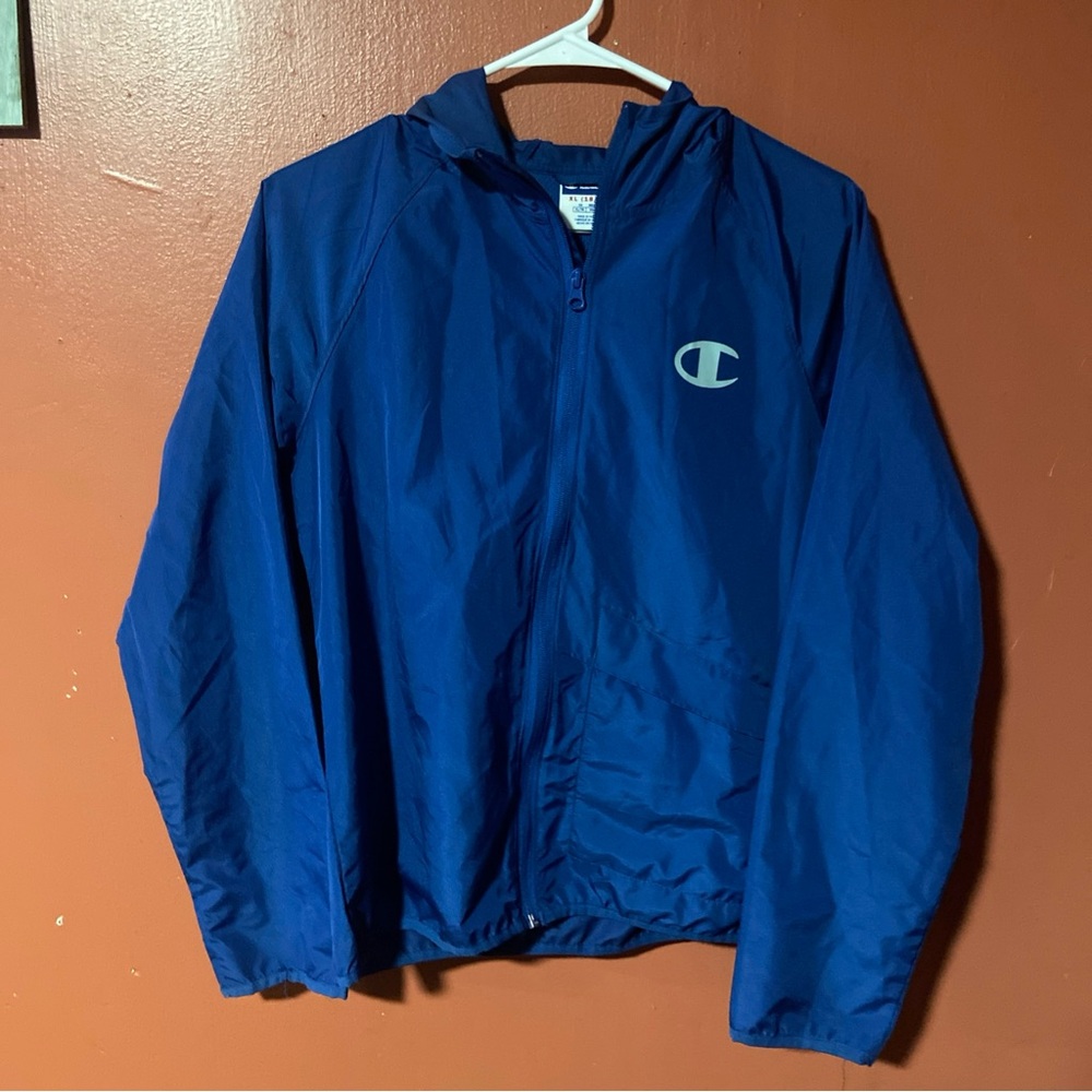 Champion Navy Blue Windbreaker Boys Jacket